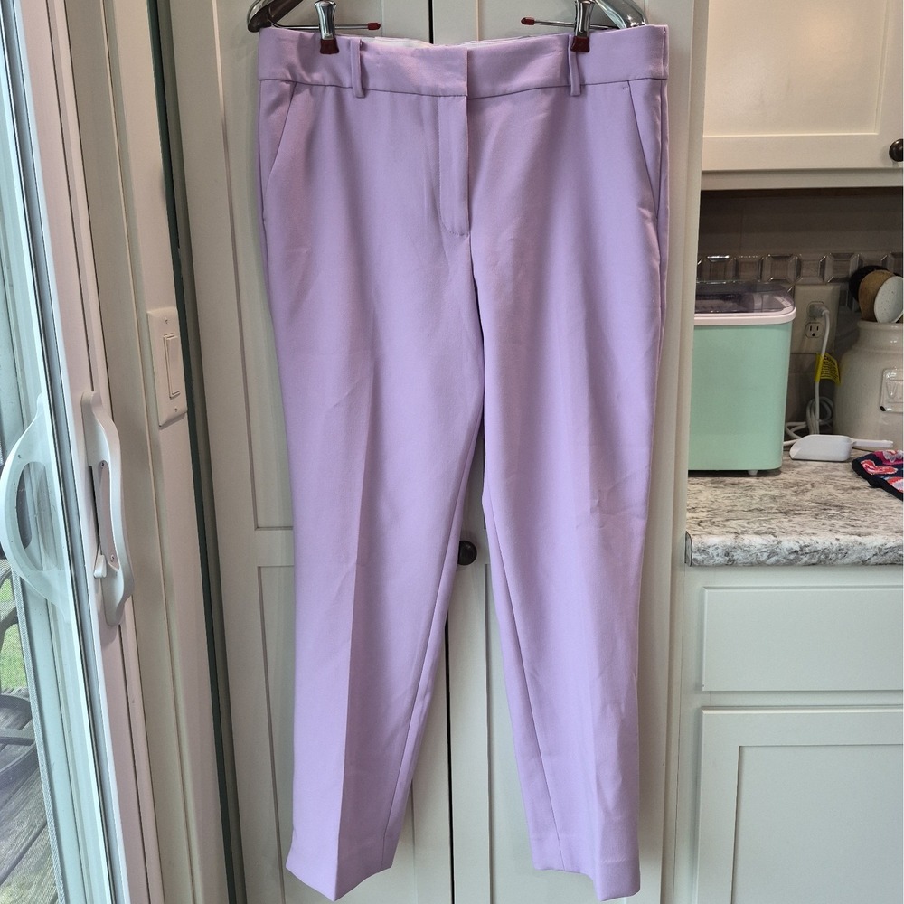 Talbots Hampshire Straight Leg Ankle Women's Pants  Size 12 Lialac